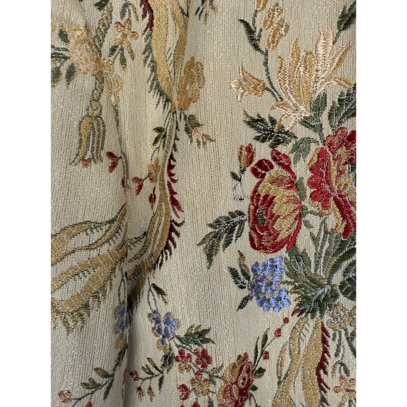 Vintage Clement Womens Floral Brocade Button Blazer Size XL Shimmer German Jacke - Picture 3 of 16